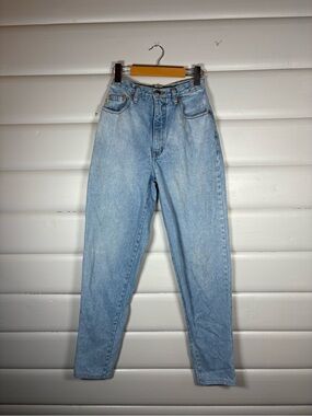 Vintage Brody Made in Hong Kong Extra High Rise Mom Jeans 100% Cotton 25x32